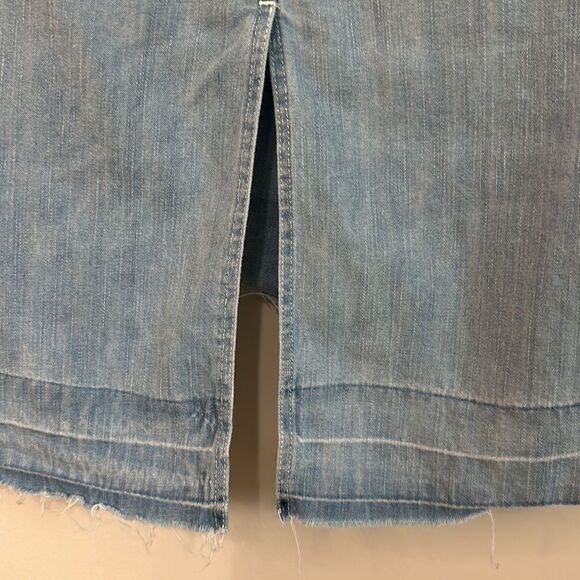 Rag & Bone Chambray Raw Hem Denim Tank Top - Picture 5 of 6